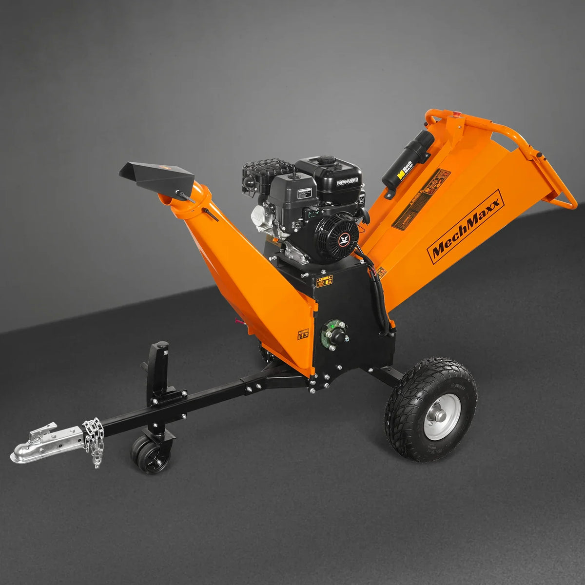 MechMaxx 6 inch E-start ZONSEN 459cc 15hp Gasoline Engine Powered Drum Wood Chipper ,  P4206