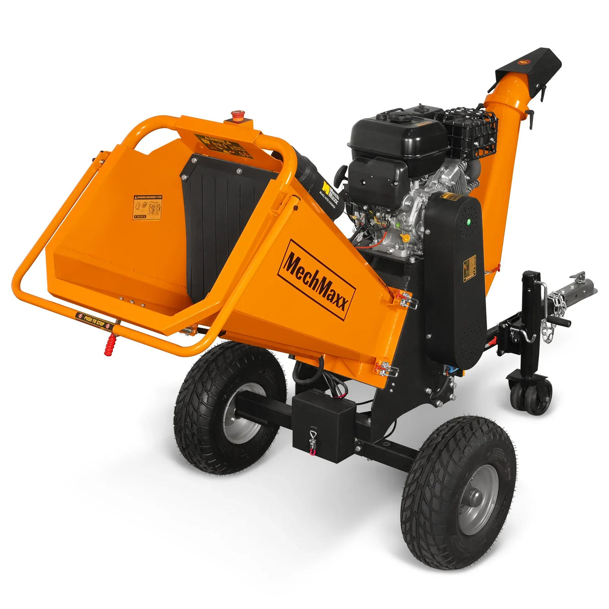 MechMaxx 6 inch E-start ZONSEN 459cc 15hp Gasoline Engine Powered Drum Wood Chipper ,  P4206