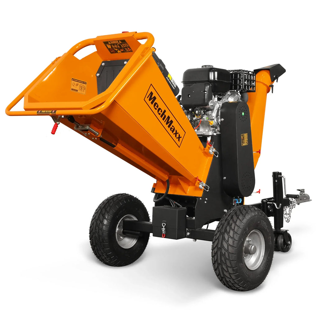 MechMaxx 6 inch E-start ZONSEN 459cc 15hp Gasoline Engine Powered Drum Wood Chipper ,  P4206