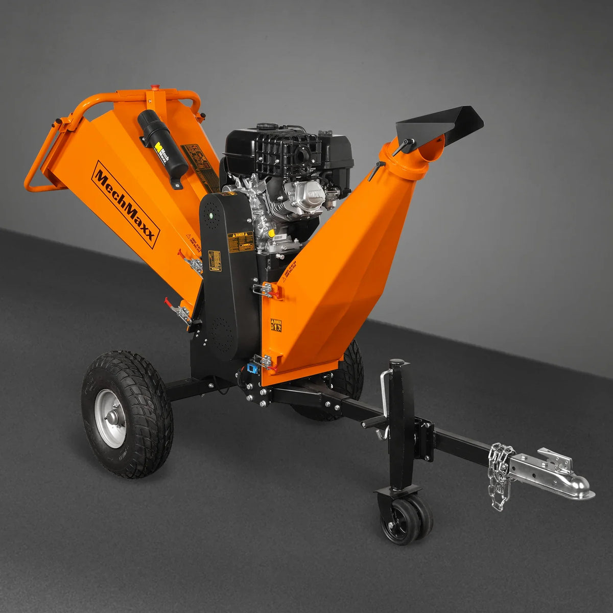 MechMaxx 6 inch E-start ZONSEN 459cc 15hp Gasoline Engine Powered Drum Wood Chipper ,  P4206