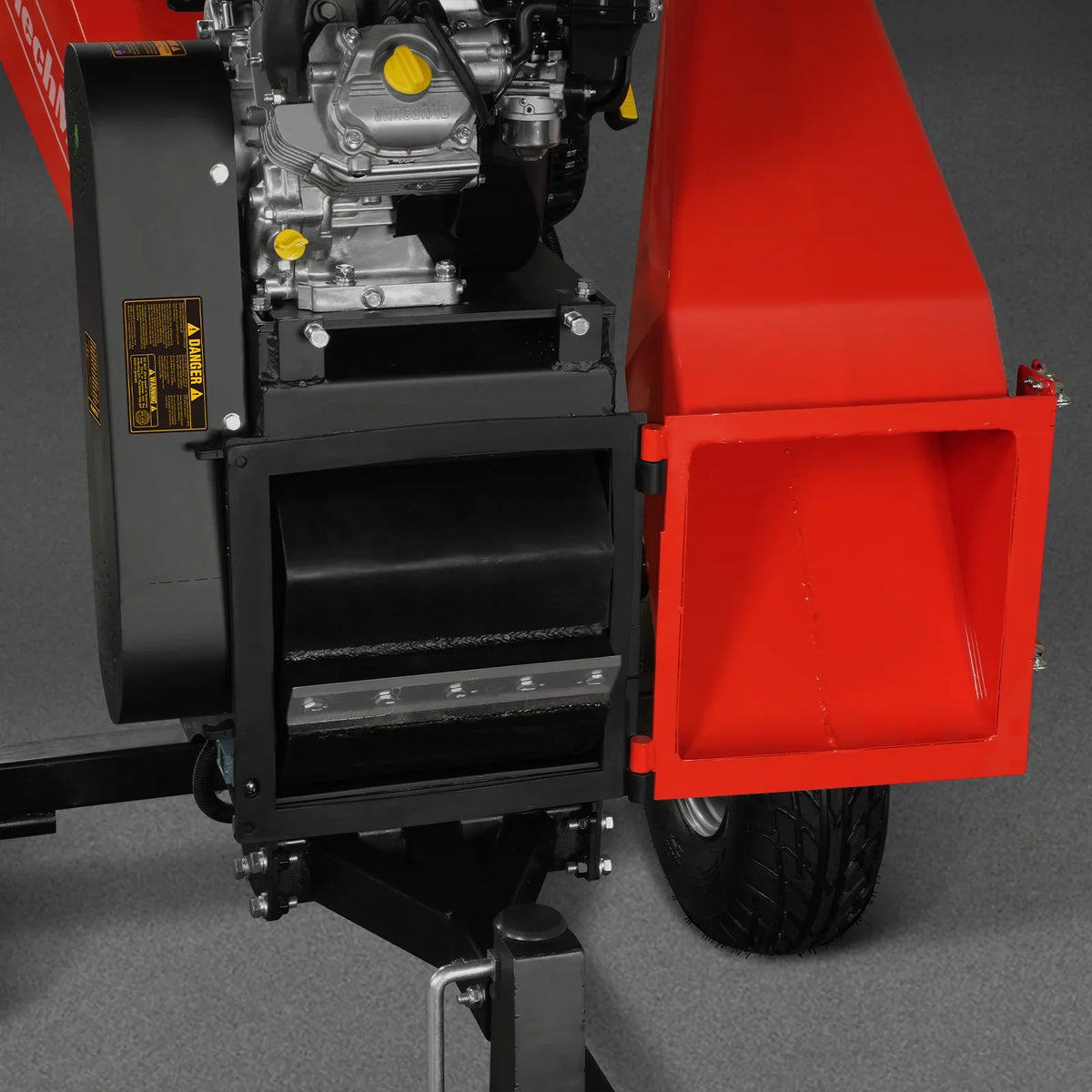MechMaxx 6 inch E-start B&S VANGUARD 408cc 14hp Gasoline Engine Powered Drum Wood Chipper ,  P4206