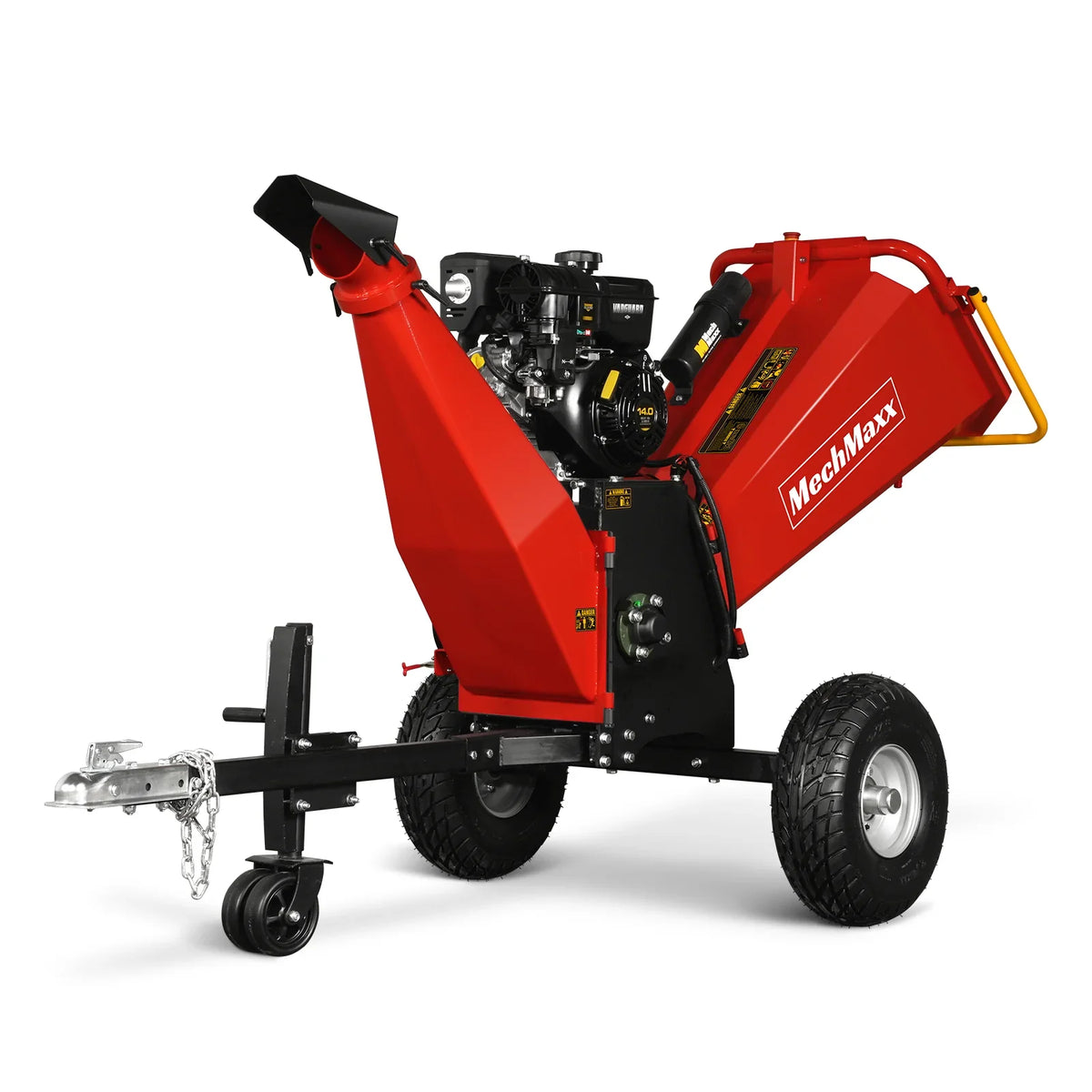 MechMaxx 6 inch E-start B&S VANGUARD 408cc 14hp Gasoline Engine Powered Drum Wood Chipper ,  P4206