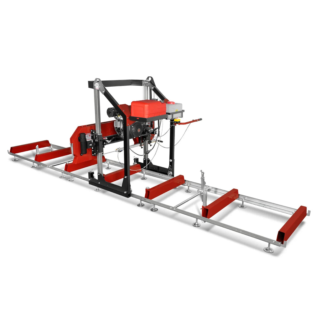 MechMaxx 36" MAX Portable Sawmill, 25HP 750cc ZONSEN V-Twin Engine, 35" Board Width, 20' Track Length, SM-36MAX