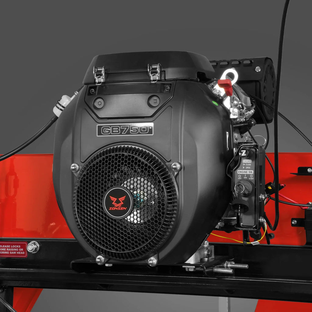 MechMaxx 36" MAX Portable Sawmill, 25HP 750cc ZONSEN V-Twin Engine, 35" Board Width, 20' Track Length, SM-36MAX